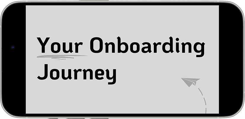 Tide360 automated workflow and onboarding journey on mobile